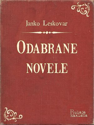 cover image of Odabrane novele